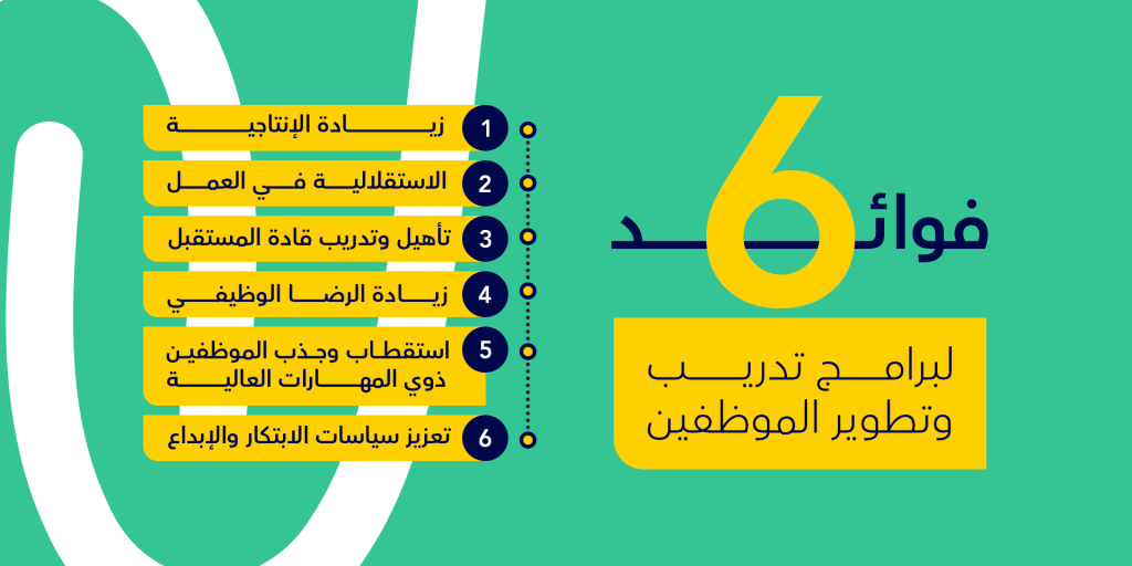 6 فوائد فعالة لبرامج تدريب وتطوير الموظفين